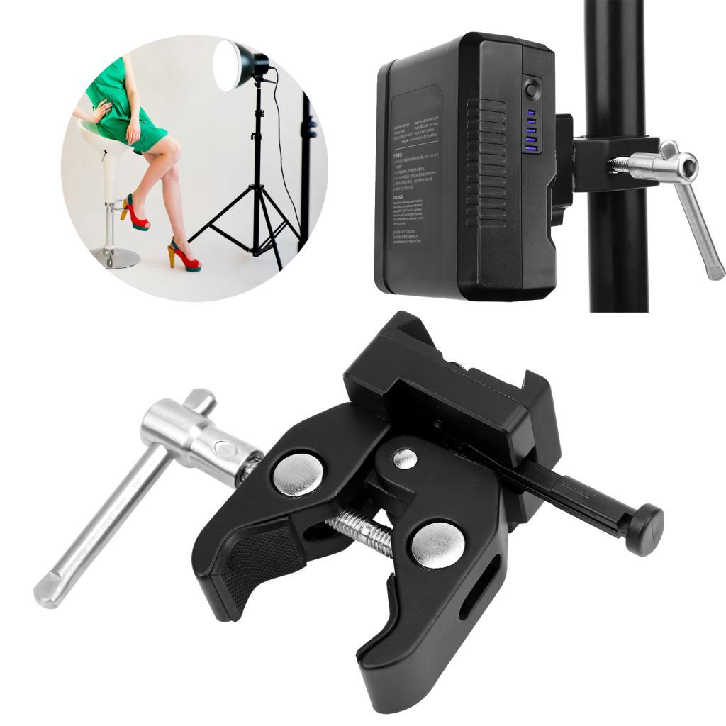ทักษะ VMount แบตเตอรี่ Mount กล้อง Super Rod Clamp V แผ่นล็อคสําหรับขาตั้งกล้อง Gimbal แหวนขาตั้ง