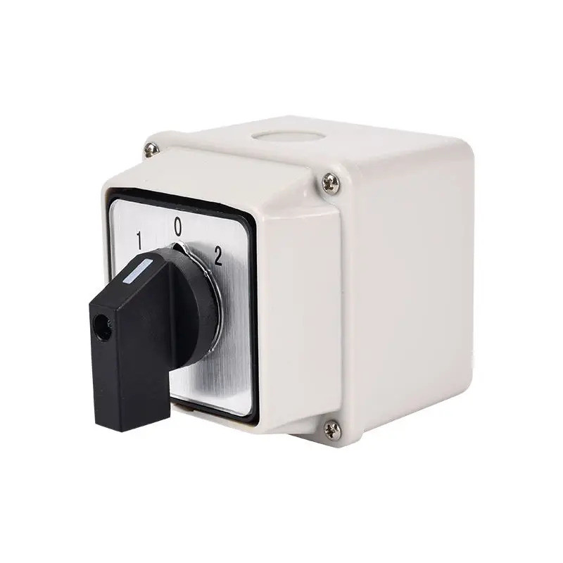 ยี่ห้อใหม่ 20A 25A 32A 63A 125A 160A LW28-20/3 Rotary Cam Switches พร้อมกล่องป้องกัน-&**&&**