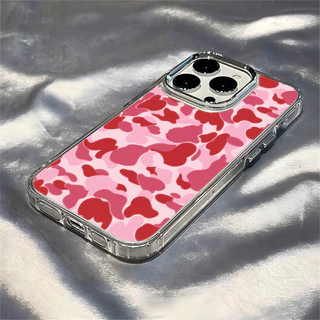 ลายเสือดาวแบบพรางตา เคสTPUใส OPPO A3 A3X A5 A6 Pro A60 A58 A78 A79 A5 A9 2020 A18 A16 A15 A54 A55 A53 A57 A77 A74 A7 A5s