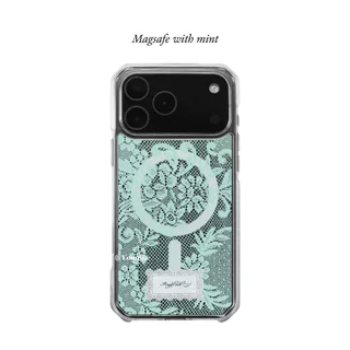 Dream Core Girl Mint Lace สไตล์เกาหลี ins เหมาะสําหรับ iphone17pro/17promax เคสป้องกัน Apple 16 เคสโทรศัพท์ 16promax เคสป้องกัน 15 กันกระแทก 13/14 กรณี 11/12/12promax/17air