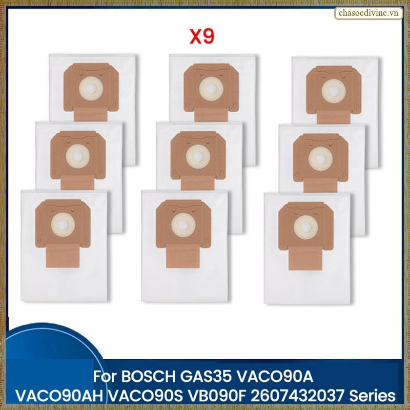 [KYGM] สําหรับ GAS35 VACO90A VACO90AH VACO90S 2607432037 Series ถุงเก็บฝุ่น- อะไหล่ทดแทน 9 ชิ้นสําหร