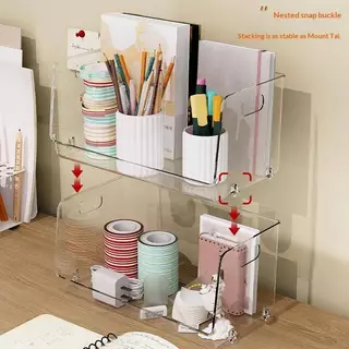 (the) กล่องเก็บของพลาสติกใสพร้อมหน้าเปิด Staable Perfect สําหรับห้องครัวตู้กับข้าวห้องน้ําองค์กรโต๊ะทํางาน (TH)