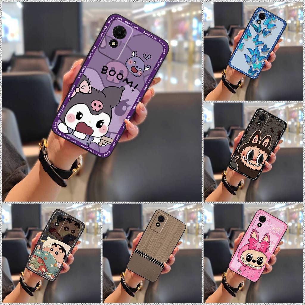 TCL ฝาหลังเคสโทรศัพท์กันน้ําสําหรับTCL 501/T433Dโทรศัพท์Protector Soft Case Full Wrapป้องกันการออกแบ