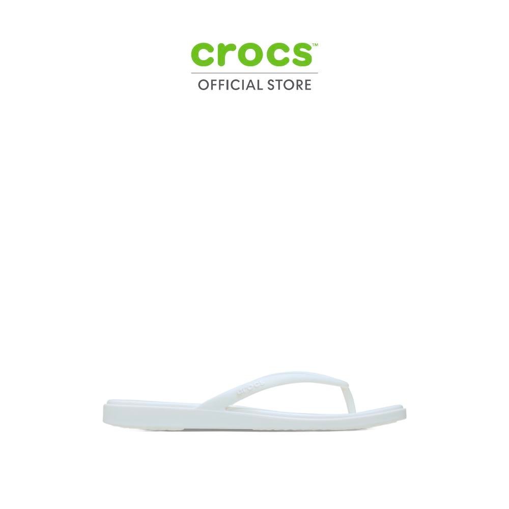 CROCS รองเท้าแตะผู้หญิง MIAMI ANKLE STRAP SANDAL รุ่น 212256-0WV - CHALK