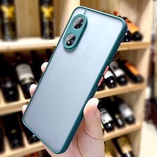 เคส ขอบสีหลังด้าน OPPO A5X A5 A5iPro A5Pro A3X A3 A3Pro A58 A78 A57 A77S 4G/5G F11 F11Pro Reno6 Reno6Z Reno5 Reno4 025