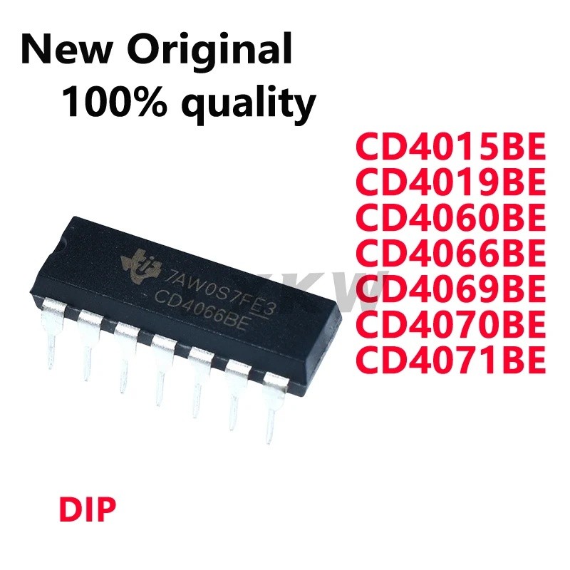 5PCS CD4015BE CD4015 CD4019BE CD4019 CD4060BE CD4060 CD4066BE CD4066 CD4069BE CD4069 CD4070BE CD4070