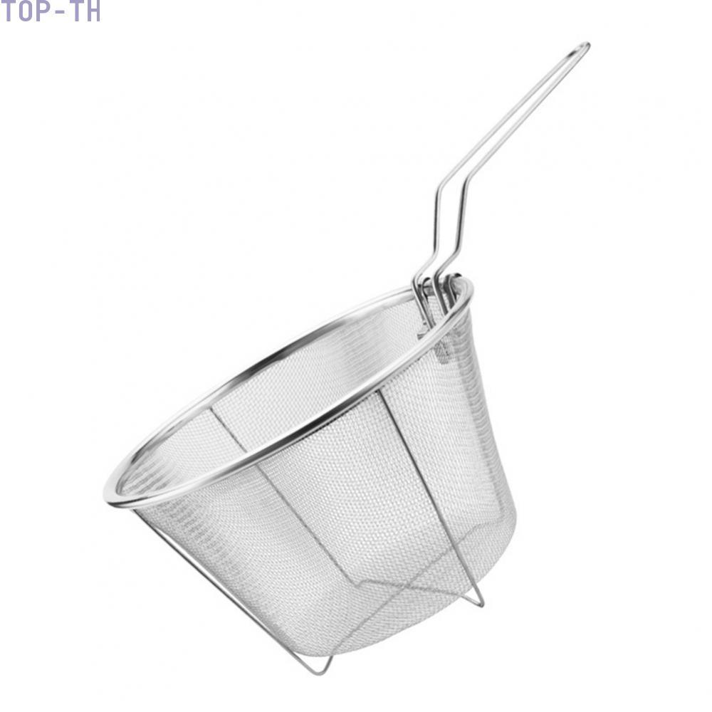 Non-Stick Fry Basket Robust Construction For Frying Ergonomic Drain Basket