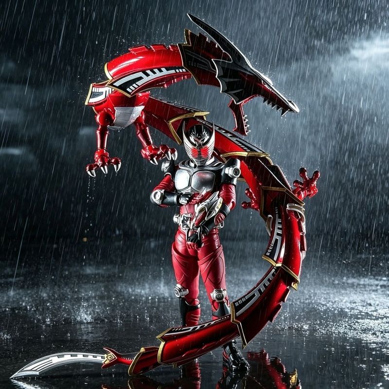 Ace FRS Kamen Rider Dragon Rider RYUKI Warriors Dragon Heisei ประกอบหุ่นร่วมรุ่นแบบคงที่