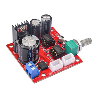 ne5532 บอร์ดโมดูลขยายเสียง พาวเวอร์ซัพพลายเดี่ยว แบบพกพา AC5-16V DC6-24V