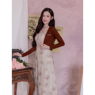 #JBS2695 Laura Flora Set(Dress+Cardigan) Joobs studio