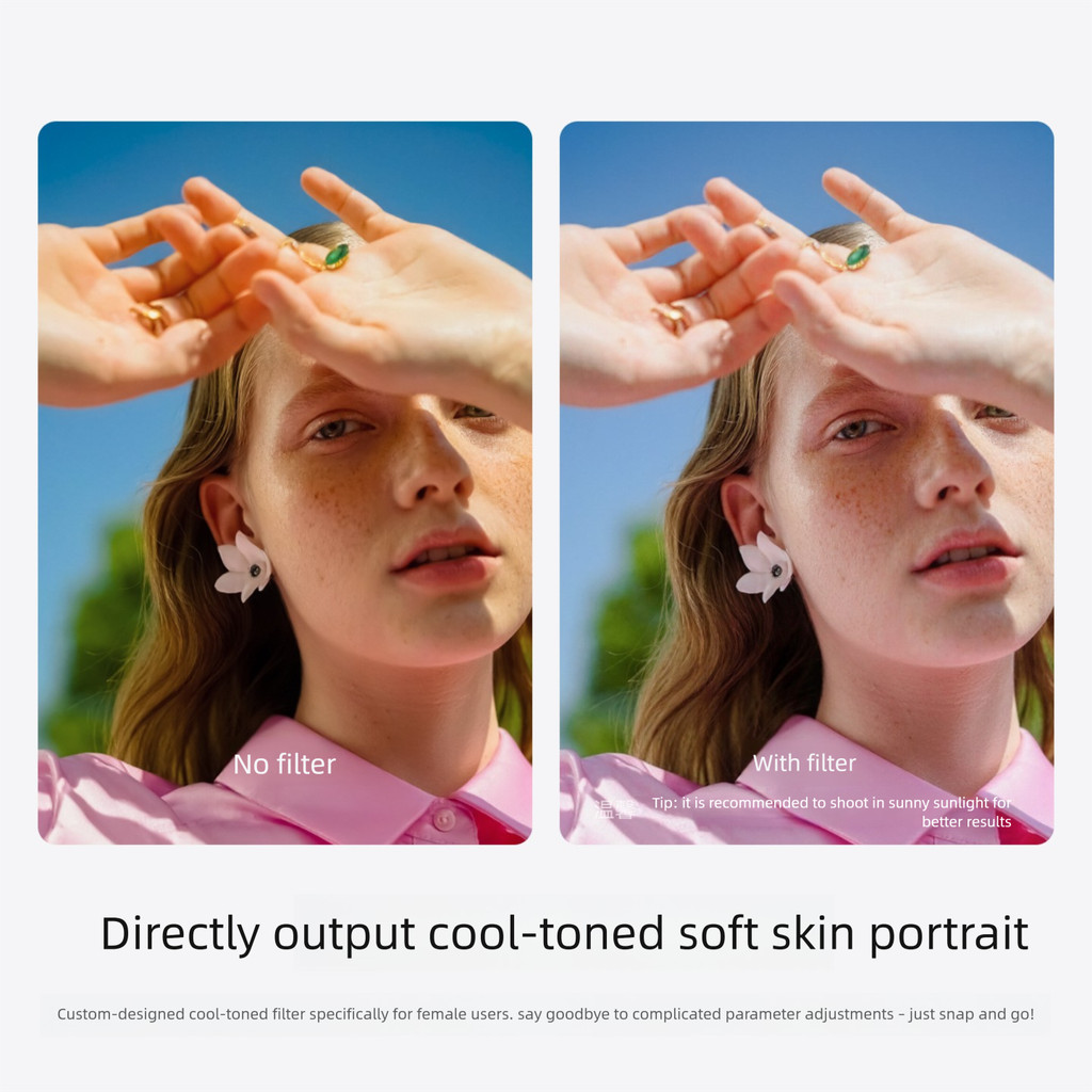 TELESIN ชุดกรองสําหรับ DJI Osmo Pocket4 Pro CPL Polarizer รูปที่ 3