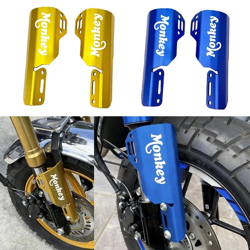 ด้านหน้า FORK SHOCK GUARD PROTECT COVER MONKEY สําหรับ HONDA MONKEY 125 DAX125 MONKEY125 ST125 DAX 2