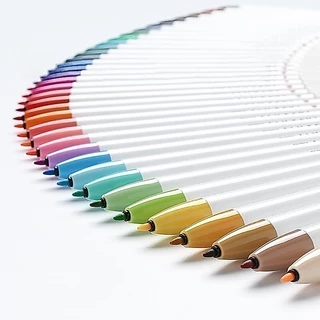 ปากกาสีน้ำ CLiCKART ยี่ห้อ Zebra ขนาดหัว 0.6 MM แยกแท่ง