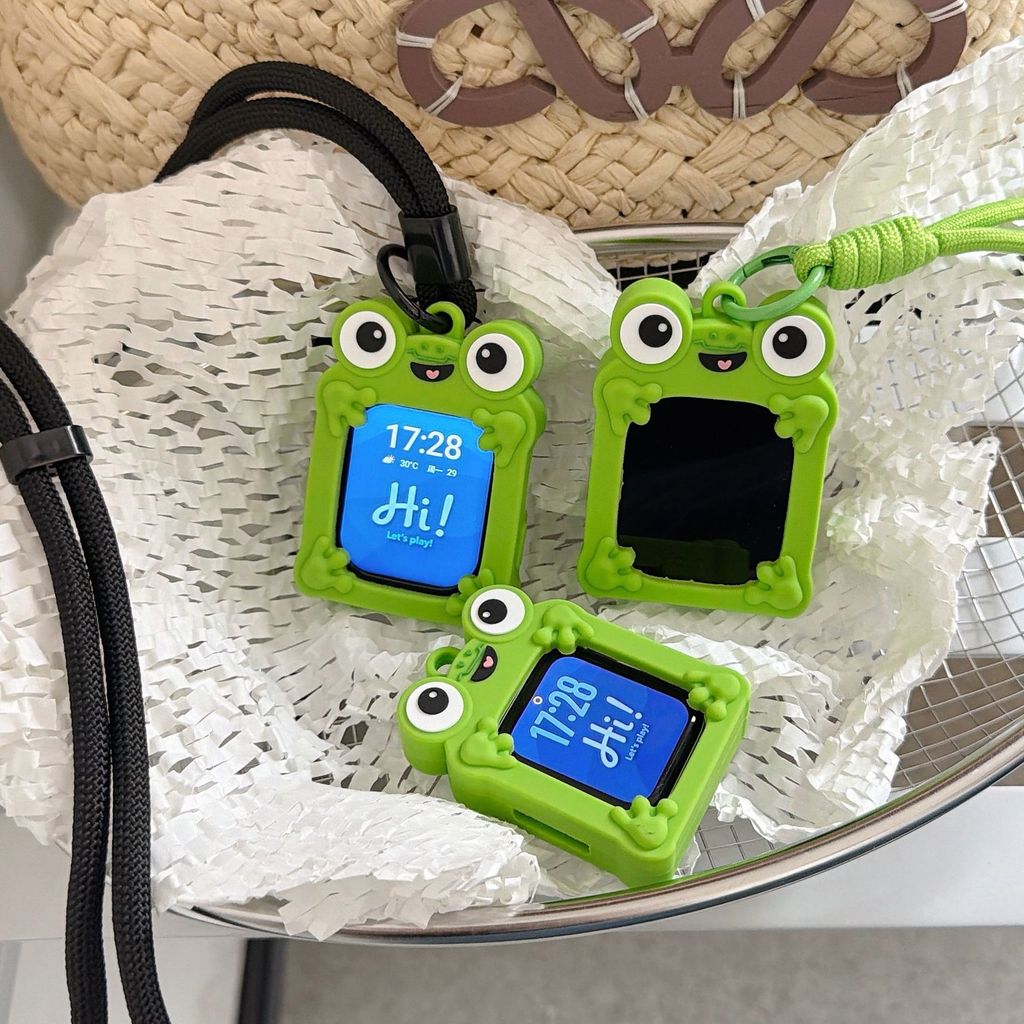 Fun Frog Silicone watch Case เหมาะสําหรับ smart watch S11 10 9 8 7 ultra 6 5 4 SE 3 2 1 ขนาด 38mm40m
