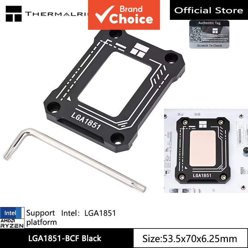 แผ่นแก้ไขดัด CPU Thermalright LGA1851-BCF BLACK สําหรับซ็อกเก็ต Intel LGA1851, ขายึดป้องกันการกดทับ
