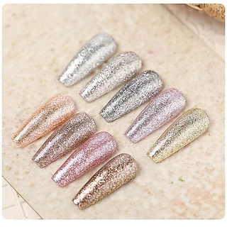 💯 สีเจล กลิตเตอร์แน่นๆ APG Set สีทาเล็บ แบรนด์ AS 15ml.