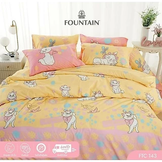FOUNTAIN ลาย Marie : ผ้าปูที่นอน (ไม่รวมผ้านวม) ขนาด 3.5 ฟุต / 5 ฟุต / 6 ฟุต