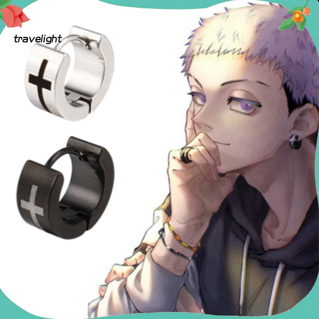 Travelight| Tokyo Revengers ต่างหูอะนิเมะการ์ตูนตัวอักษร Takashi Mitsuya ไม่มีการอักเสบ Drop ต่างหูเ