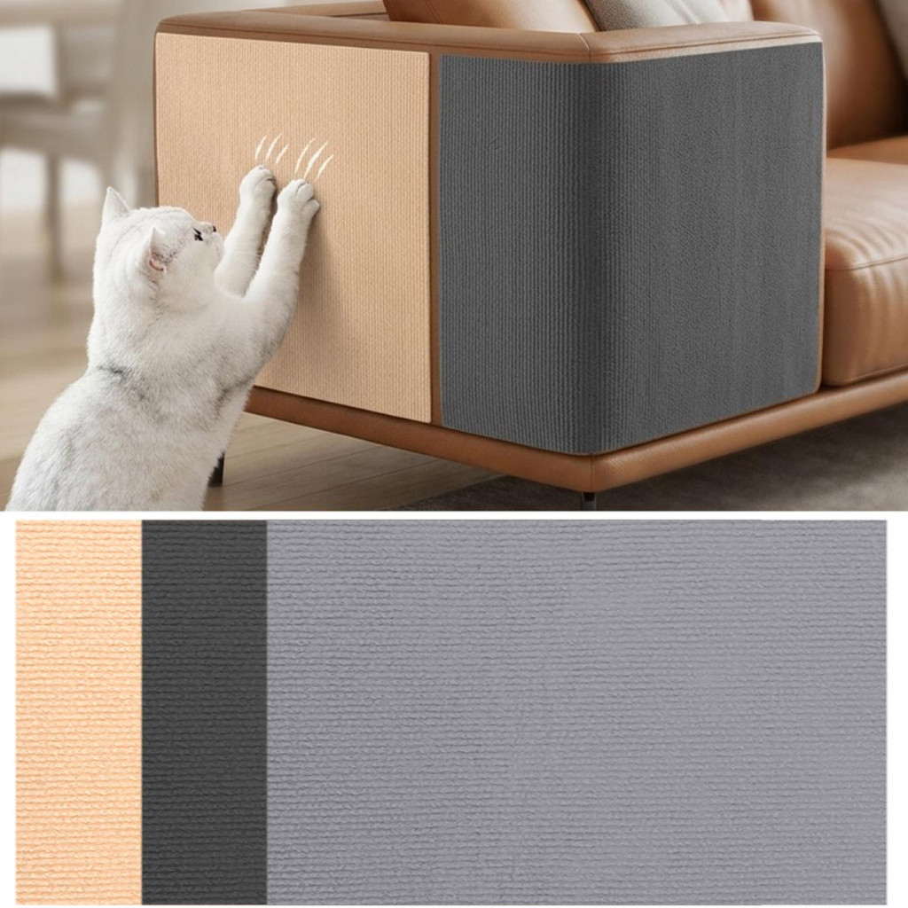 Self-Adhesive Cat Scratch Protection Pad Cat Scratcher โซฟา DIY Cat Scratch Mat เฟอร์นิเจอร์มุม Protector
