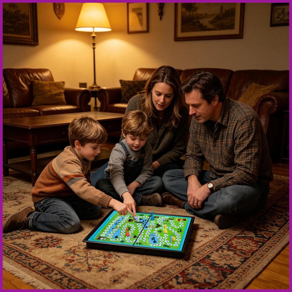 เกมกระดานแม่เหล็กตลกพับได้แบบพกพา Multi Player Playset Magnet Chess เกมสําหรับเด็กผู้ใหญ่ครอบครัว zo