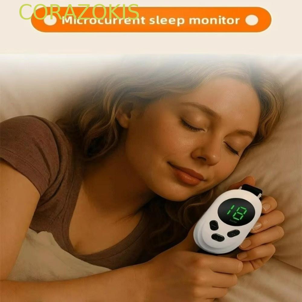 CORAZOKIS มือถือ EMS Sleep Aid, มือถือแบบพกพา Sleep Aid อุปกรณ์, สมาร์ทชาร์จ 18 ระดับ Microcurrent P