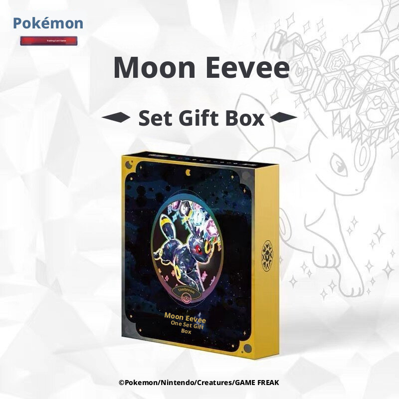 Pokémonตัวย่อดวงจันทร์กลางEeveeชุดกล่องของขวัญFairy Eevee SARคอลเลกชันการ์ดสะสมพิเศษ