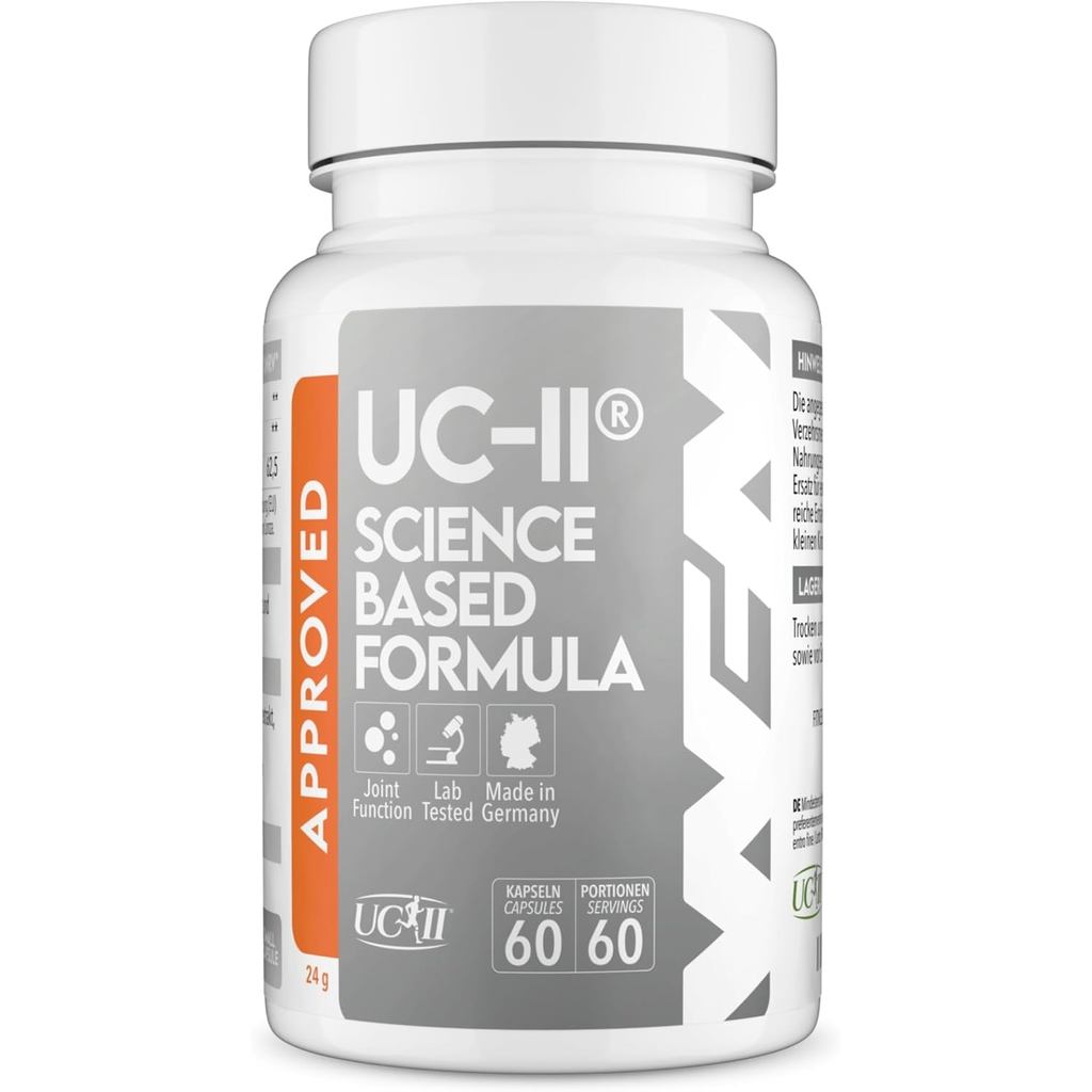 WFN Certified UC-II-Unchanged Type II Collagen High Dose-60 แคปซูล-บรรจุ UC II Collagen, วิตามินซีแล