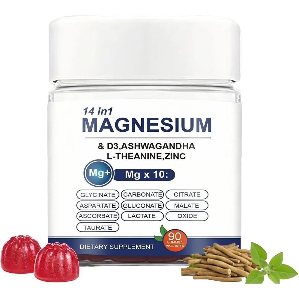 DeepCalmlyComplexGummies|14-in-1FormulawithAshwagandha&|StressRelief&RelaxationSupportforWomen&Men|ว