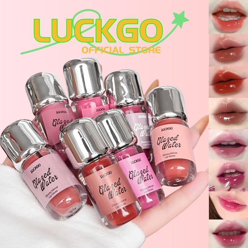 ลิปสติก LUCKGO ให้ความเงางามดุจกระจก ไม่เลอะเลือน บำรุงริมฝีปาก และให้สีติดทนนาน มีให้เลือก 8 สี