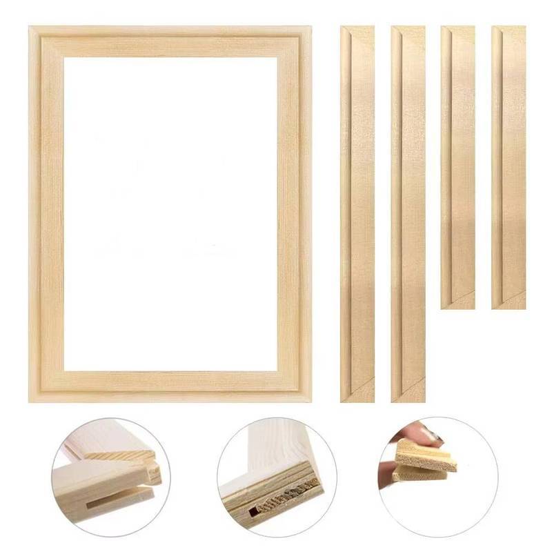 DIY Wood Frames 20x30cm 30x40cm 40x50cm 40x60cm 50x70cm Canvas Oil Painting Photo Frames Wood for Di