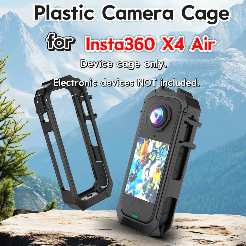 เหมาะสําหรับ Insta360 X4 Air Quick-install กรงกระต่ายพลาสติกกันกระแทก Ultra-Light กรอบอุปกรณ์ป้องกัน