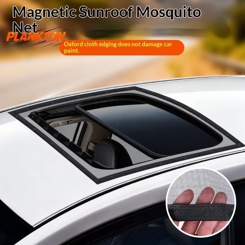 [YANG] Universal Magnetic Car Sunroof ตาข่ายมุ้งกันยุง UV Protection Bug Proof ฝาครอบสําหรับฤดูร้อนขับรถและ Camping Trips