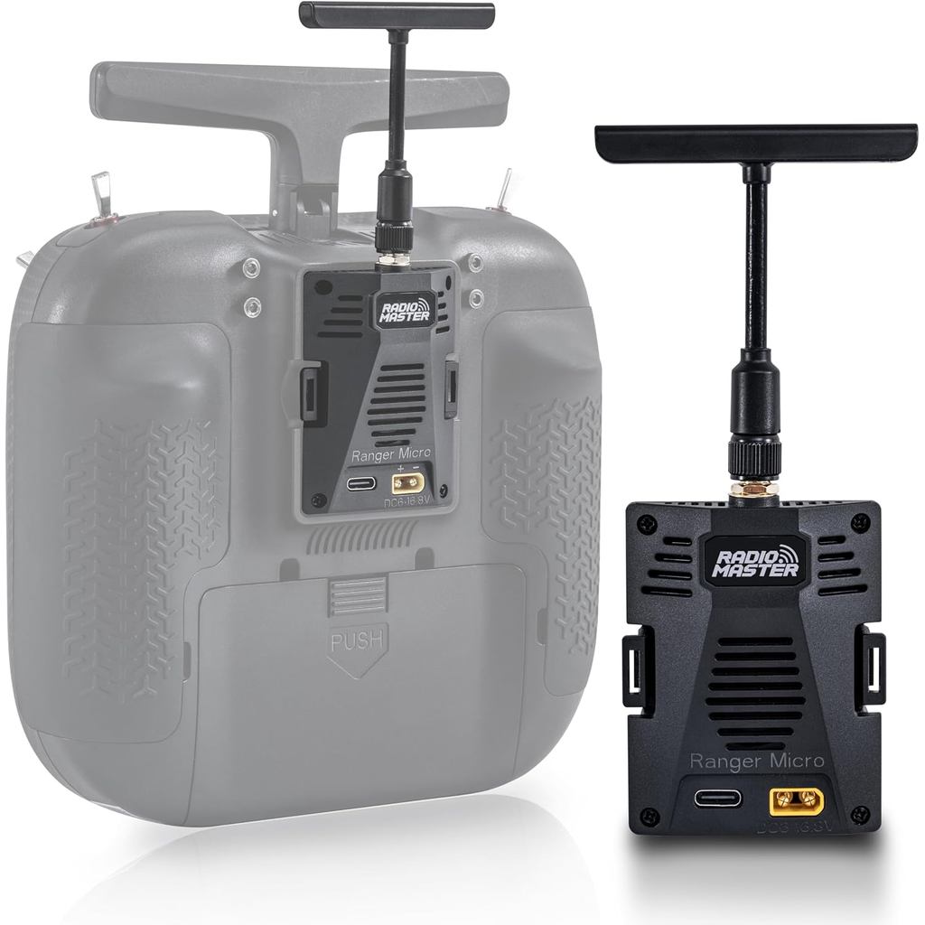 RadioMaster Ranger Micro 2.4GHz ELRS Module,เข้ากันได้กับเครื่องส่งสัญญาณ RadioMaster ELRS TX16S, TX
