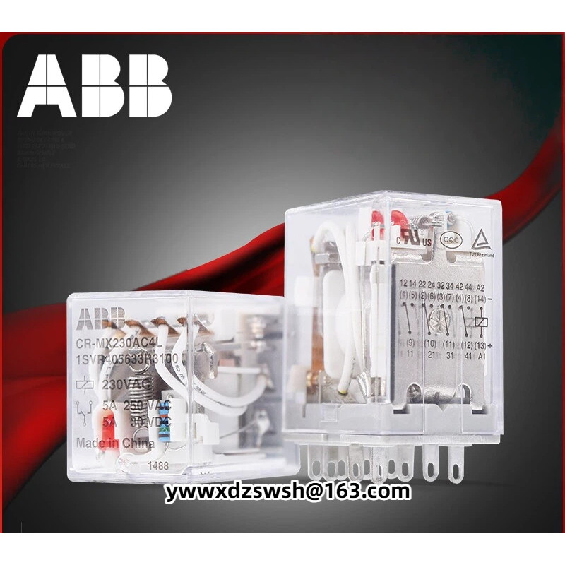 ABB CR-MX Series Plug-In รีเลย์ระดับกลาง CR-MX024DC2L CR-MX024DC4L CR-MX230AC2L CR-MX230AC4L