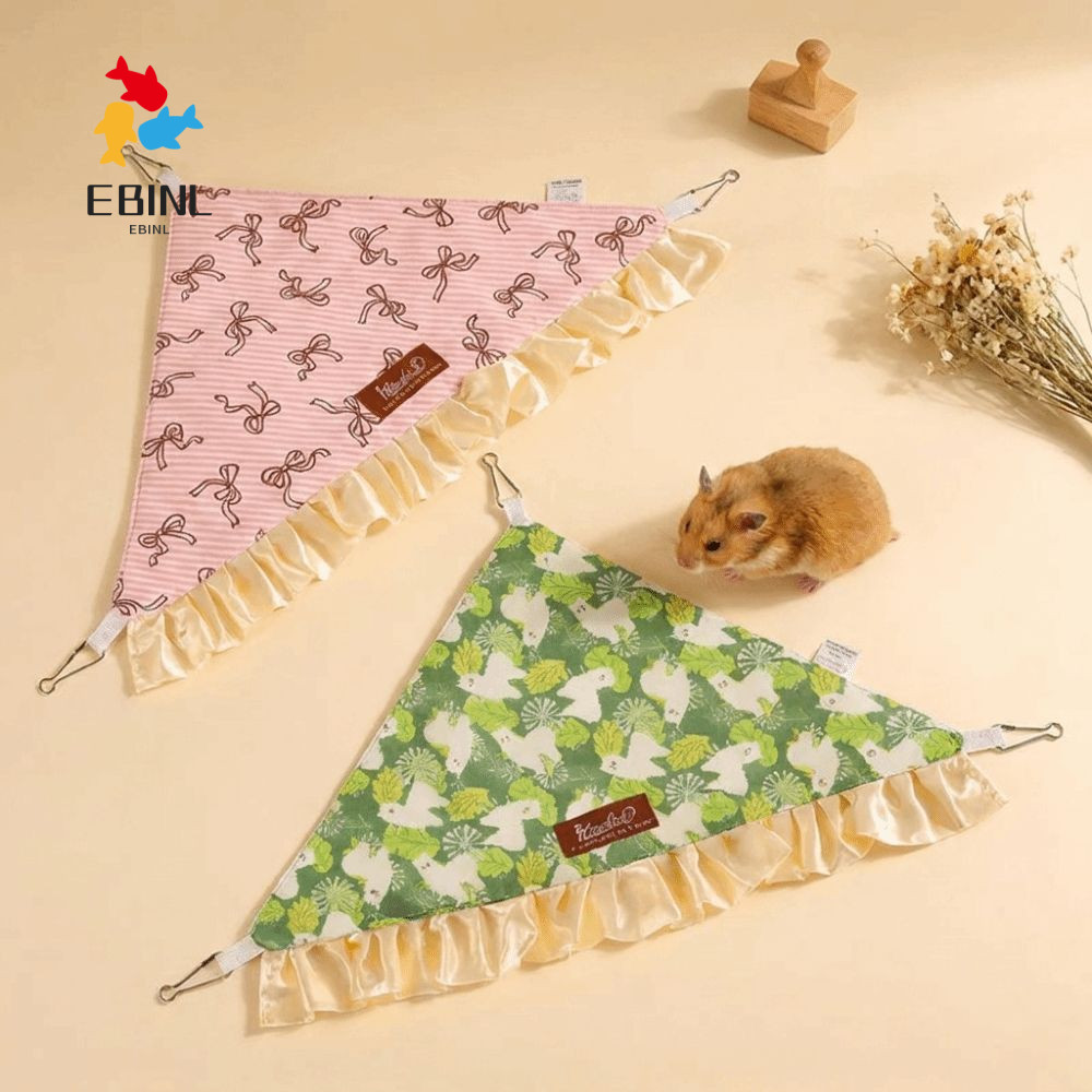 EBINL PET Hammock, Compact Metal Small Pet Hammock, Breathable Breathable Corner Hanging Guinea Pig 