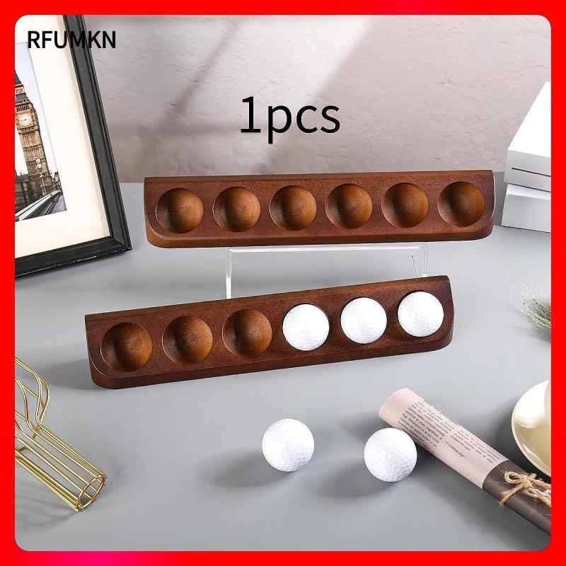[rfumkn] Golf Display Ball Sport Case Support Accessories Decorative Wood Golf Ball Show