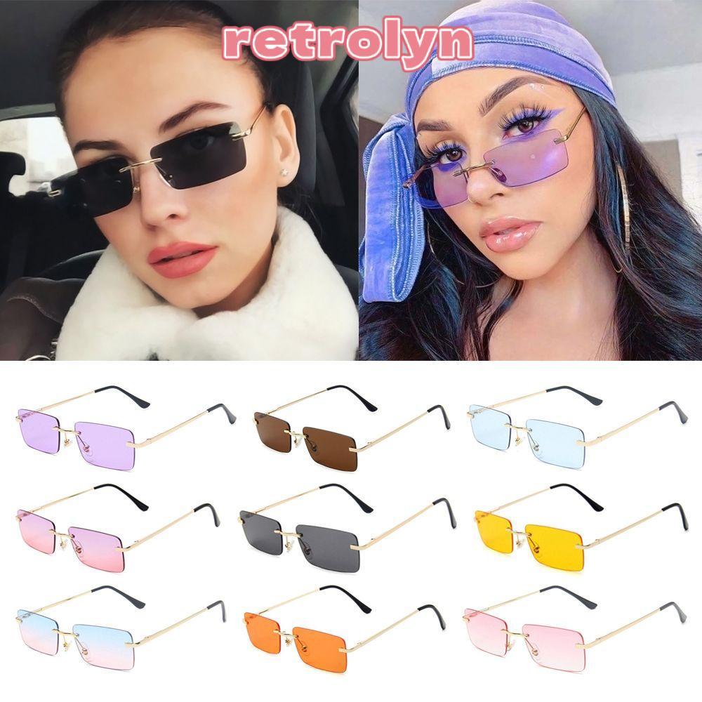 RETROLYN Sun Glasses UV400 Small Retro Gradient Glasses