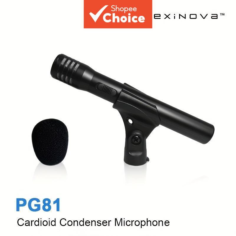 PG81 ไดอะแฟรมขนาดเล็กคอนเดนเซอร์ไมโครโฟน XLR สําหรับกลองกีตาร์เปียโน Stage Pro HiFi Elite X