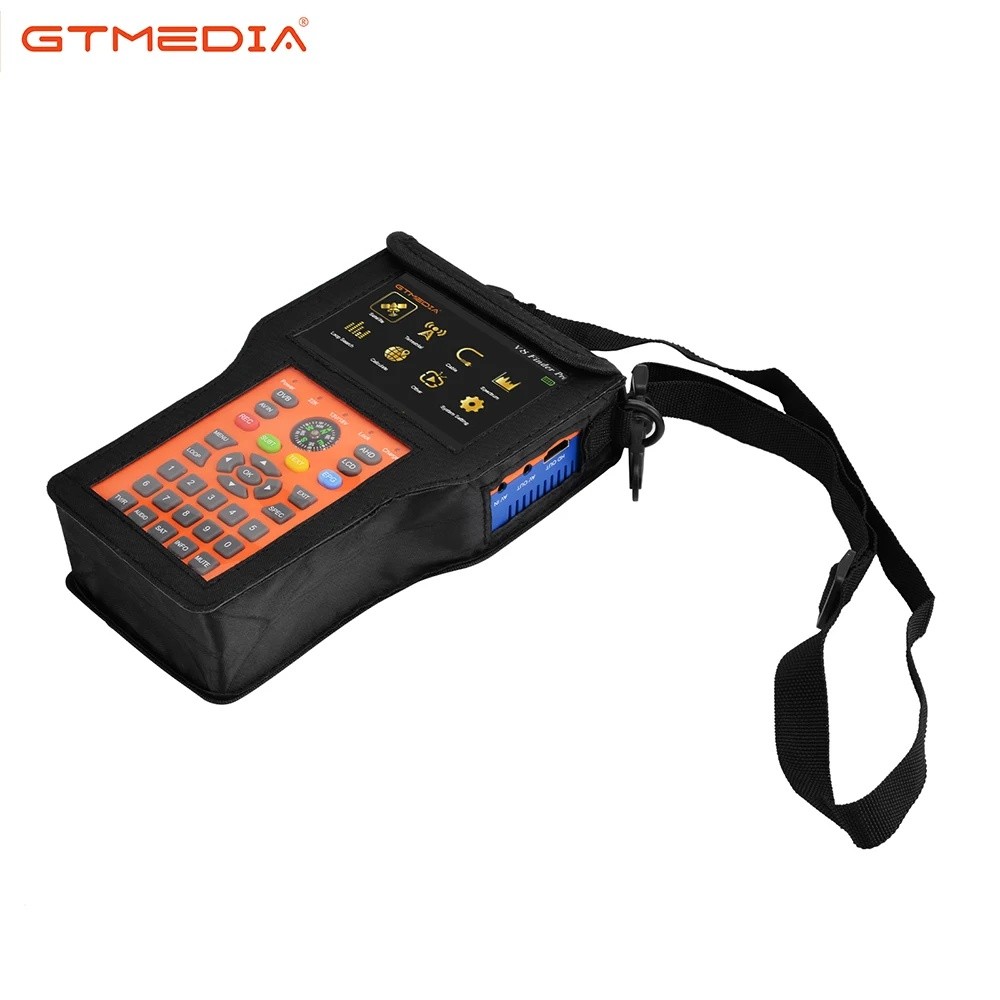 FTIU GTMEDIA V8 Finder Pro 2 H.265 Combo Meter DVB-S2X/S2/T2/C Spectrum Analyzer 4.3 นิ้วหน้าจอ LCD 