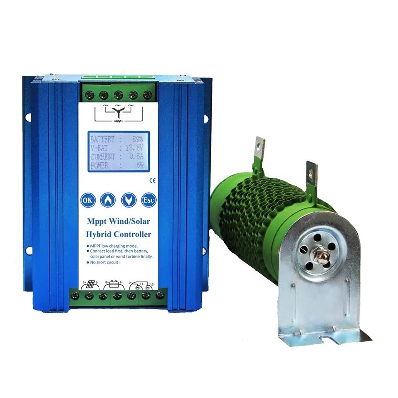 อัปเดต!Hot 30a 40a 60a 80a 100a Wind Turbine Controller MPPT Solar Panel Charger Regulator 12V 24V 3