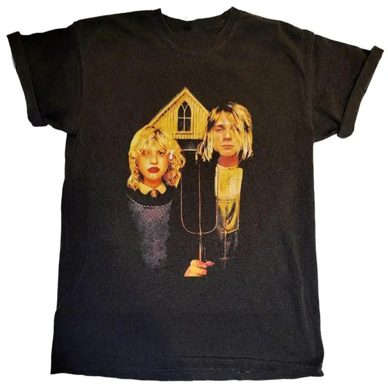 เสื้อ Hole Band Courtney Love Nevermind สีดำ คลาสสิก ยูนิเซ็กส์ ไซส์ S-5XL รุ่น 1J0312