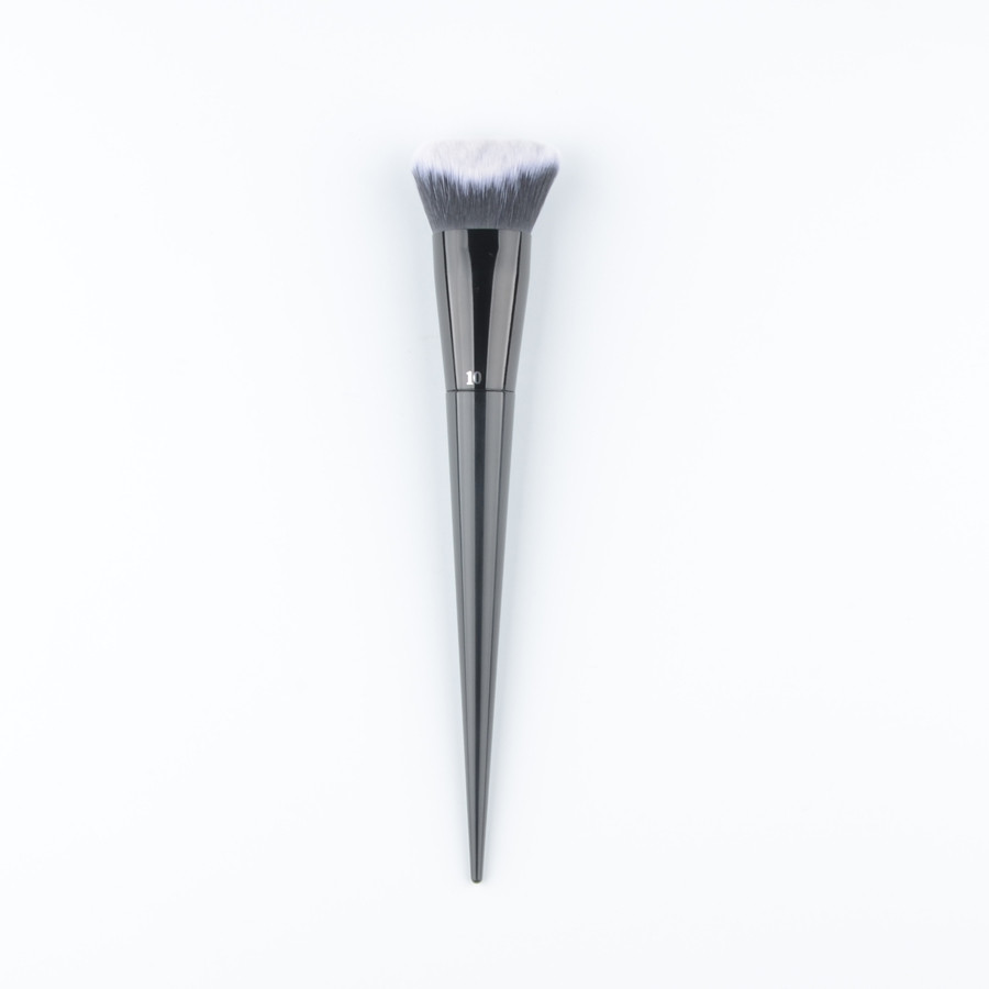 Kvd เบอร์ 10 3D Pressed Powder Brush แปรงรองพื้นคอนซีลเลอร์แปรงสองด้านประเภทลาดแปรงแต่งหน้าชี้หางสีด