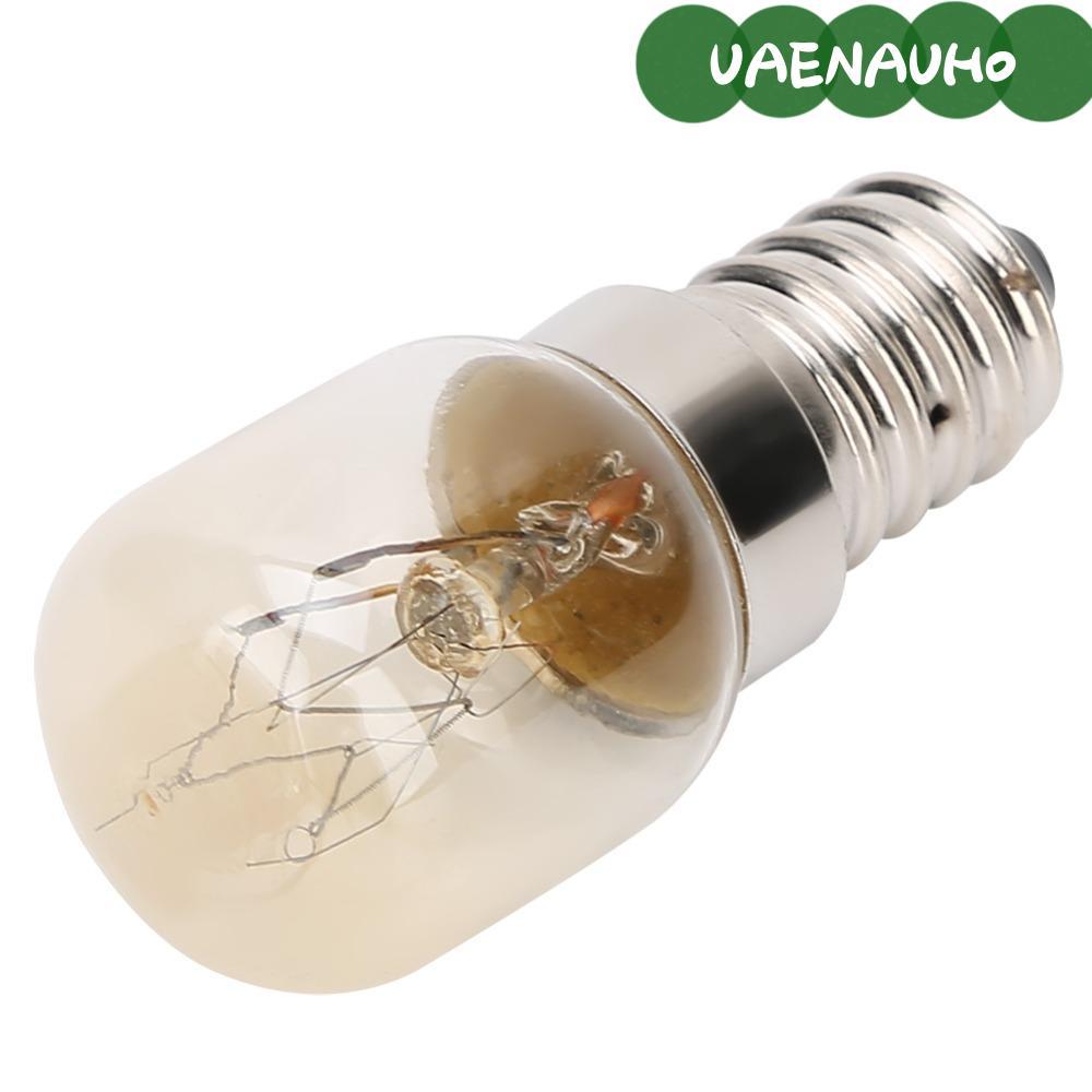 UAENAUH0 10 ชิ้นเตาอบไมโครเวฟหลอดไฟ,ทองแดงชุบนิกเกิล E14 ฐานเตาอบหลอดไฟ,ทนทาน 25W 110V-130V 360° คาน