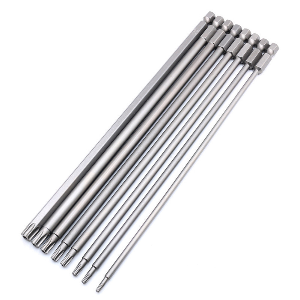 ชุดไขควงซอฟท์กริพ 200 มม./ 7.78 ฟุต 1 / 4 นิ้วทรงหกเหลี่ยม T 8 / T 10 / T 15 / T 20 / T 25 / T 27 / T 30 / T 40