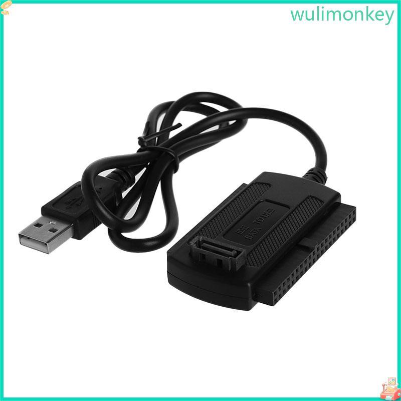 WU USB 2 0 ถึง IDE 2 5 3 5 ฮาร์ดดิสก์ไดรฟ์ HDD อะแดปเตอร์แปลง Cableta