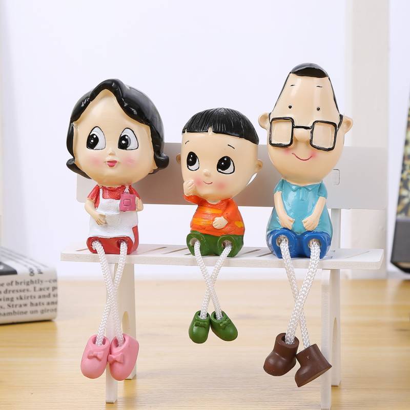 Living Room Wine Cabinet Room Decorations Decoration Hanging Feet Doll Living Room Wine Cabinet Deco