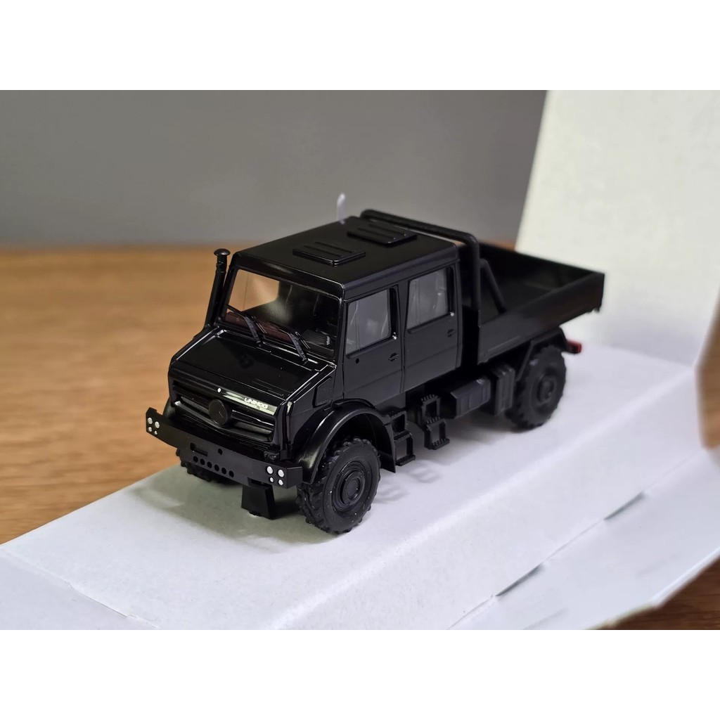 [ออกพิมพ์] Busch 1/87 Mercedes-Benz Unimok Black Samurai Pickup (หากคุณมีคําถามใด ๆ ติดต่อฝ่ายบริการ