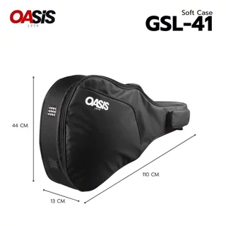 ⚡มีส่งด่วน⚡ กระเป๋ากีต้าร์โปร่ง 41 นิ้ว บุฟองน้ํา OASIS GSL-41 กระเป๋ากีตาร์โปร่ง 41 นิ้ว กระเป๋ากีต้าร์โปร่งบุฟองน้ำ