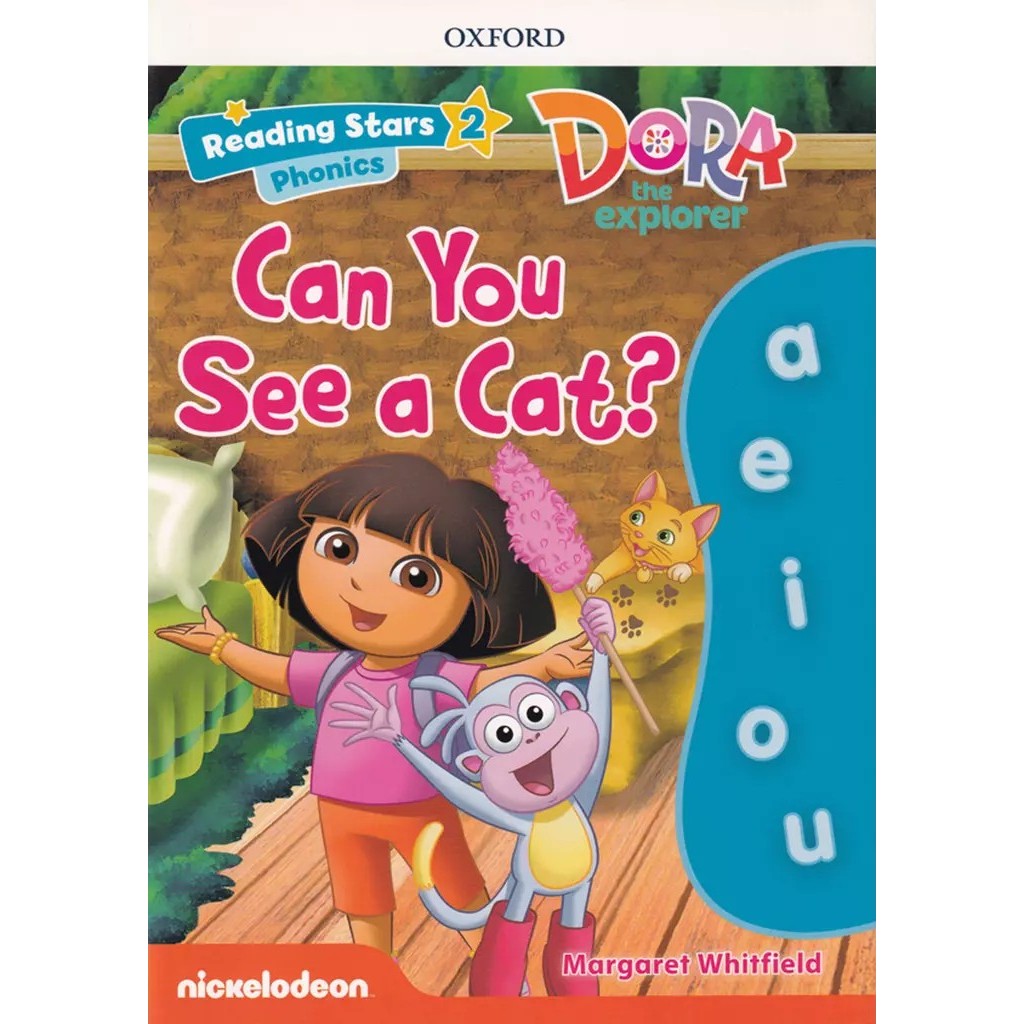 Se-ed (ซีเอ็ด) : หนังสือ Reading Stars 2 : Dora the Explorer : Can You See a Cat? (P)