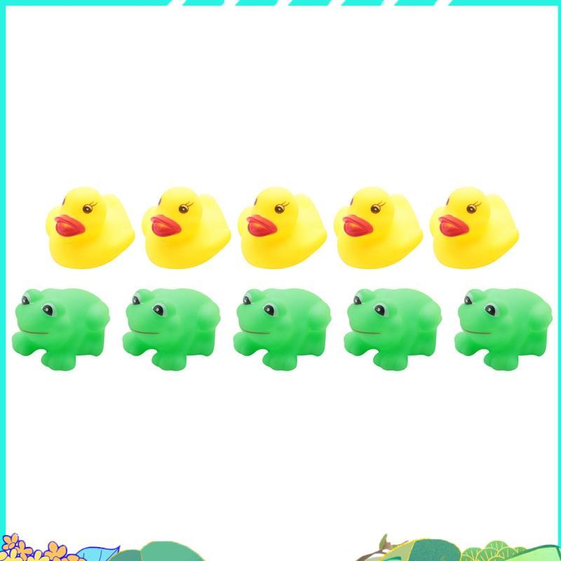 ของเล่น Frogs & Ducks 5 ชิ้น + 5 ชิ้น